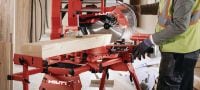 SM 60-22 cordless Mitre Saw Dual-bevel sliding compound Mitre Saw with a cross cut capacity up to 100x355mm│4x 13-3/4 (Nuron battery platform) Applications 4