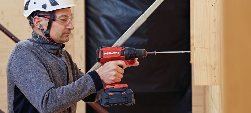 SF 10W-22 cordless drill driver Cordless drill driver with higher torque which specializes in demanding applications in wood and other materials Applications 1