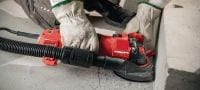 AG 125-20SE angle grinder Powerful 2000w angle grinder with variable speed and slide switch, for cutting and grinding in metal, concrete and masonry with discs up to 125mm Applications 5